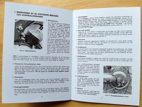 Instruktionsbok till DKW Hummel "Humlan"