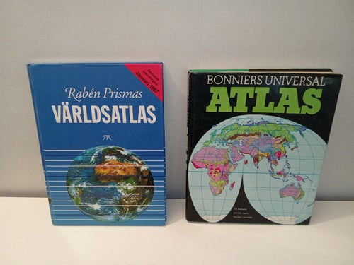 Rabén Prismas Världsatlas/Bonniers Universal Atlas