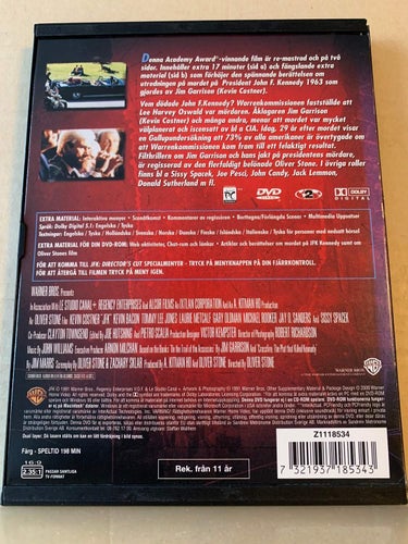 JFK, Kevin Costner, Snapcase, Special edition, Directors cut, 2 Dvd