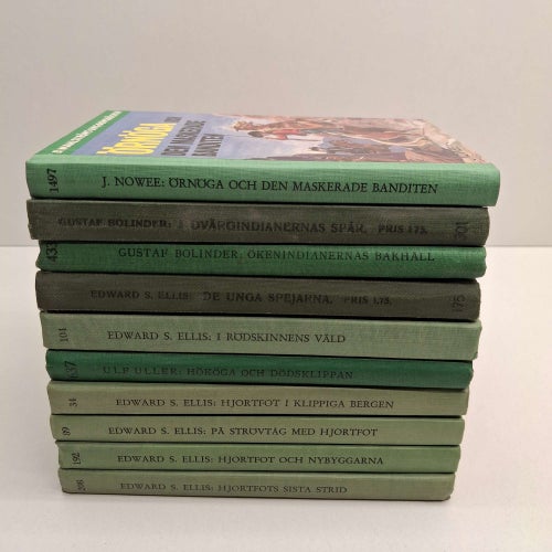 Indian böcker, Hököga, Hjortfot x10 Bokpaket - Ungdomsböcker - Se titlar