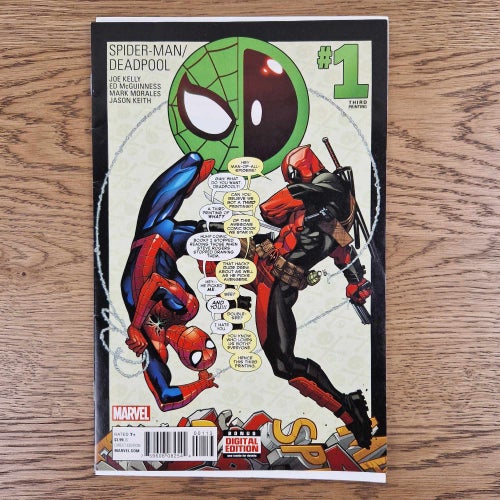 Spider Man Deadpool 1 - Third Printing - 2016 - Marvel Comic