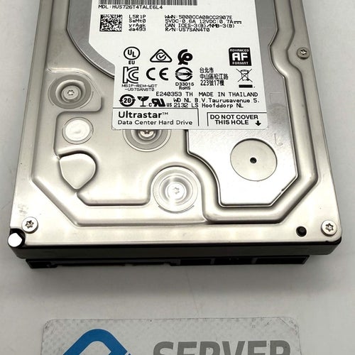 WD DC HC310 4TB 7.2K SATA 6G 3.5" HUS726T4TALE6L4
