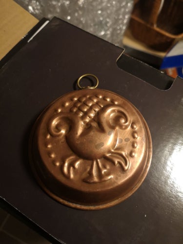 Kopparform med vädurmotiv