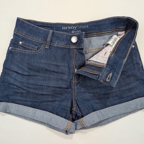 Orsay Jeans Denimshorts Stl 34 Mörkblå Jeansshorts Korta Shorts Dam Toppskick