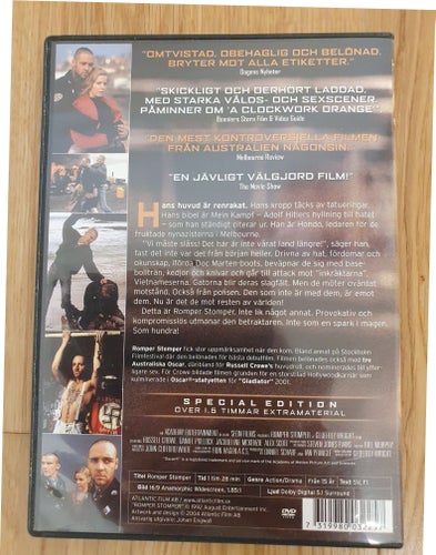 Romper Stomper - Russell Crowe - Special Edition - DVD