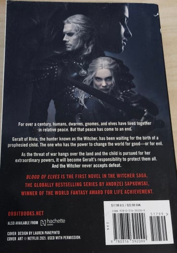 The Witcher: Blood of Elves av Andrzej Sapkowski, 2021