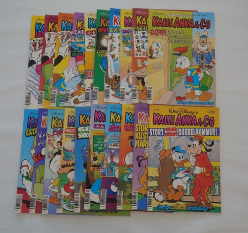 Walt Disneys Kalle Anka från 1992 (20 st)