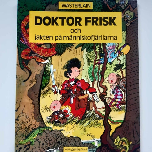 Doktor Frisk och jakten på människofjärilarna Seriealbum