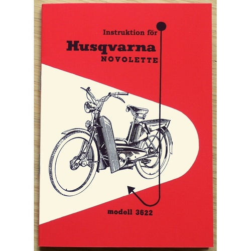 Instruktionsbok HVA Novolette 3622 år 1956