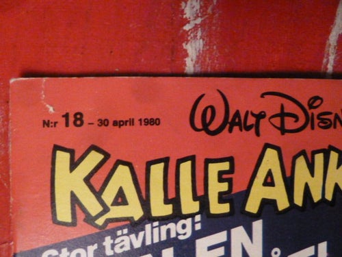KALLE ANKA & CO, NR 19-1980, TIDNING