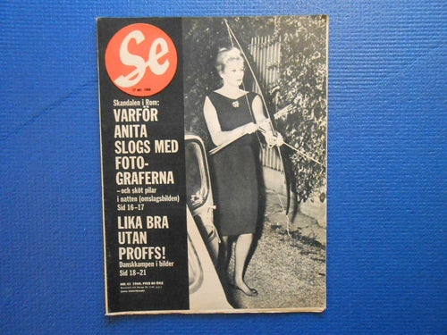 SE 43 1960 Anita Ekberg Bred Ydrefors Monica Zetterlund Catrin Westerlund Scania
