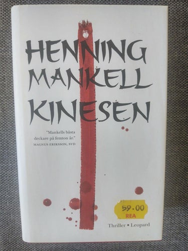 Kinesen - HENNING MANKELL,INBUNDEN I NYSKICK