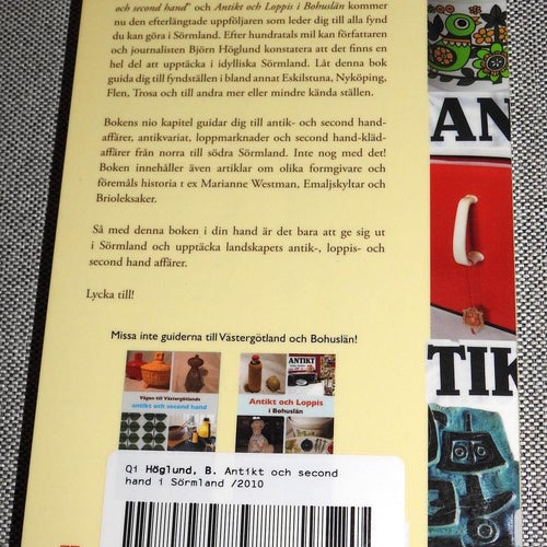 Antikt och second hand i Sörmland av Björn Höglund Häftad bok
