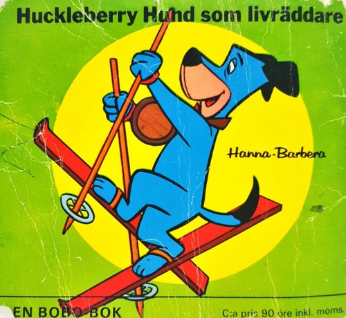 Huckleberry Hund som Livräddare Minibok - Fri Frakt