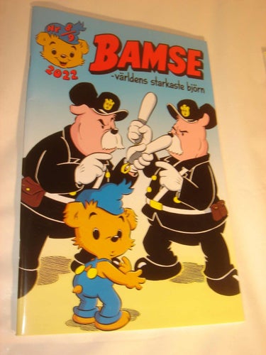 BAMSE 2022 8 9 (svensk) NY OLÄST DUBBELNR