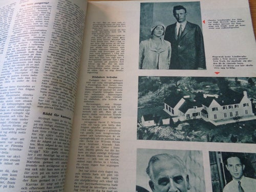 Året Runt nr7 1962 Charles Lindbergh, Lill-Babs, Ikea annons,
