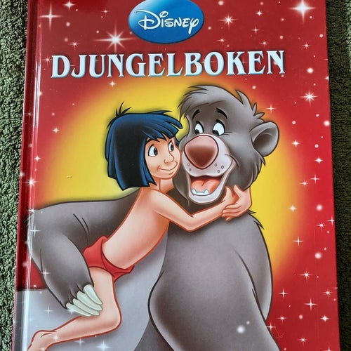 bok Disney Djungelboken 20x27,5 cm !