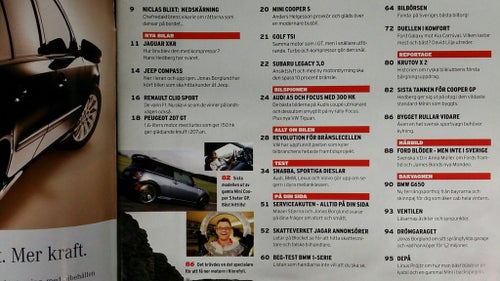 Teknikens Värld 24 2006: Ford Galaxy, Kia Carnival, Subaru Legacy 3,0, BMW G650