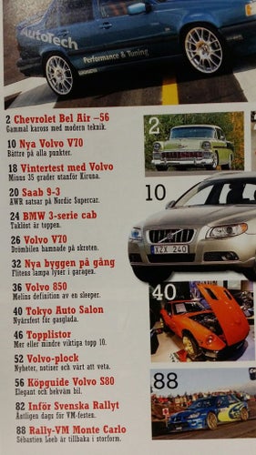 Bilsport nr 4 2007: BMW 335i cab, Volvo special med bl a guide S80 + V70 II