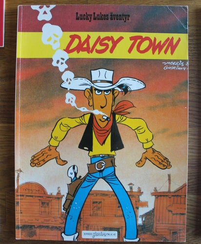 LUCKY LUKE ALBUM NR 48 DAISY TOWN 1983 1:a uppl