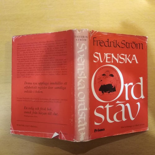 Svenska ordstäv av Fredrik Ström. Bok. Very Fine