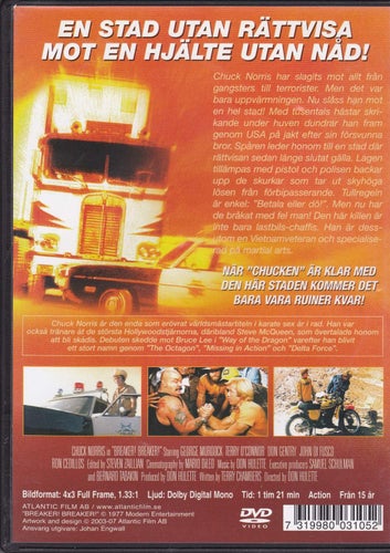 DVD / Breaker! Breaker! / Chuck Norris, George Murdock / Nära nyskick