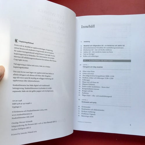 DET SVENSKA SAMHÄLLET 800-1720 Klerkernas och adelns tid Lindkvist /Sjöberg