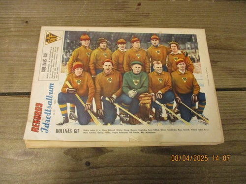 Tidningen REKORD Nr 10-1959, Lagbild Bollnäs GIF