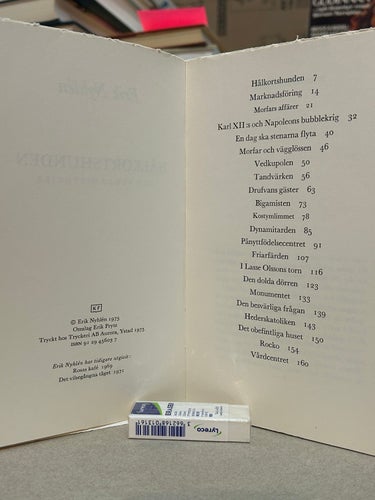 Hålkortshunden och andra historier av Erik Nyhlen. Bok. Very good plus