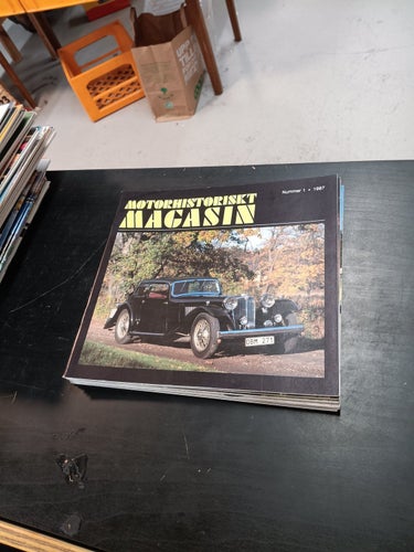 MOTORHISTORISKT MAGASIN ÅRGÅNG 1987 6 NR