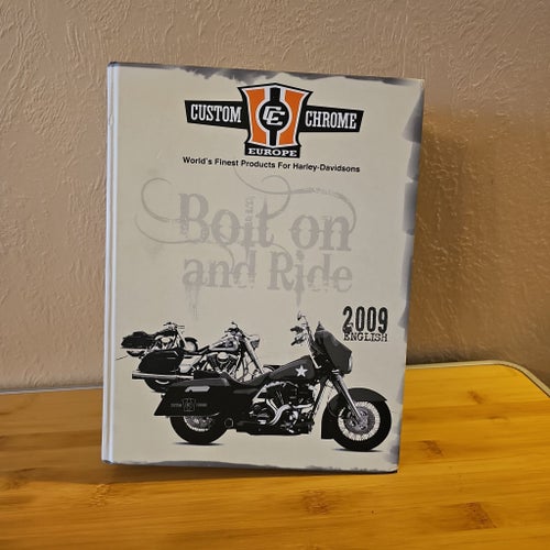 custom chrome europe for harley davidsons, 2009, reservdelskatalog
