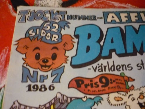 TIDNING, BAMSE, NR 1 - 1986