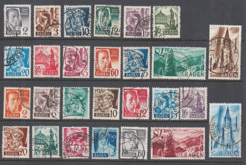 Baden Mi 1-27 stämplade