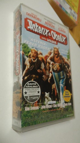 Asterix & Obelix möter Caesar - Asterix feber räder. VHS