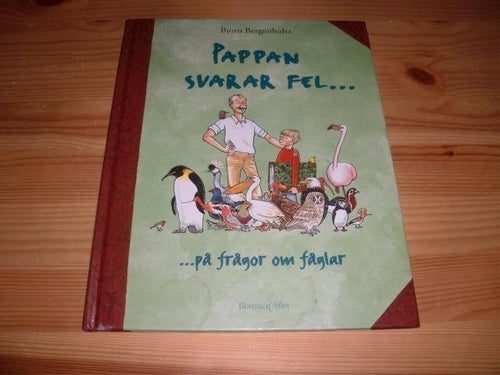Pappan svarar fel på frågor om fåglar