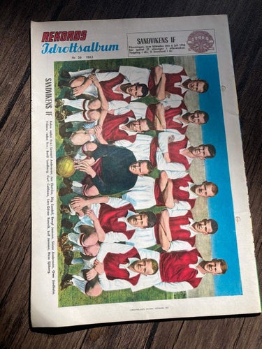 Tidningen Rekord med Sportrevyn nr 36 1963