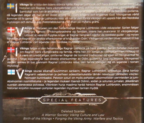 VIKINGS : 3 första säsongerna ( 9 dvd´s )