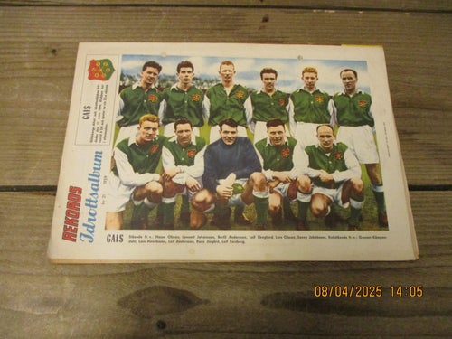 Tidningen REKORD Nr 21-1959, Lagbild GAIS