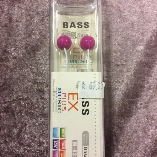 Bass EX Plus Hörlurar