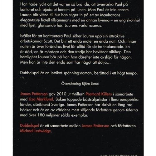 DUBBELSPEL - James Patterson & Michael Ledwidge (2010)