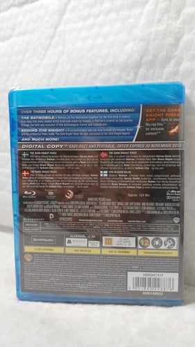 The Dark Knight Rises Blu-ray Oöppnad & Inplastad
