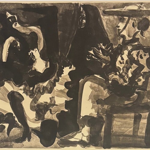 Pablo Picasso, litografi, signerad i trycket, 1960.
