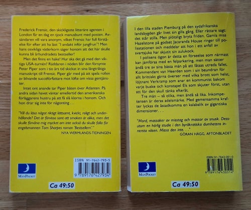 Bokpaket av Tom Sharpe Bestsellern 1992/ En ryslig historia 1994