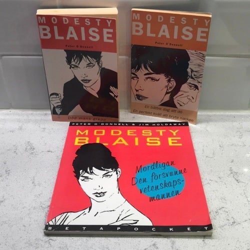 Modesty Blaise - Död mans grepp, En bättre dag att dö, En perfekt kväll att