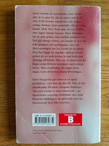 Den Store Gatsby av F. Scott Fitzgerald, 1997