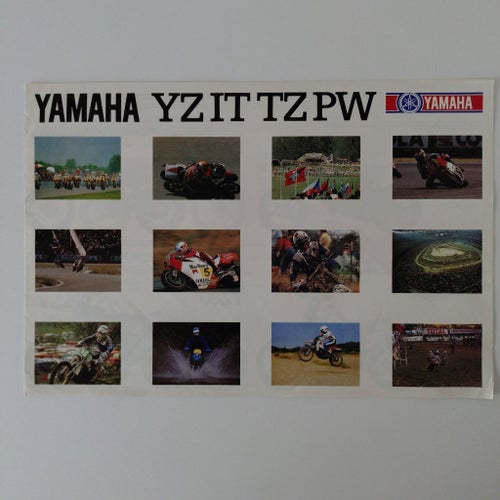 Yamaha YZ IT TZ PW broschyr