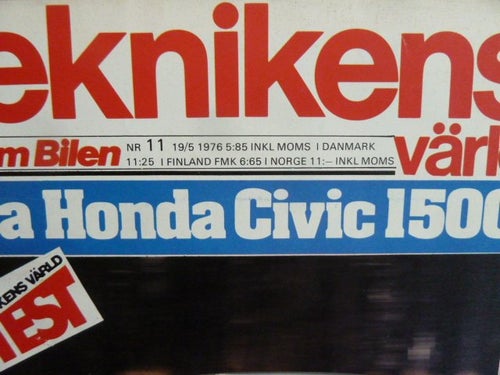 TEKNIKENS VÄRLD, NR11, 1976,