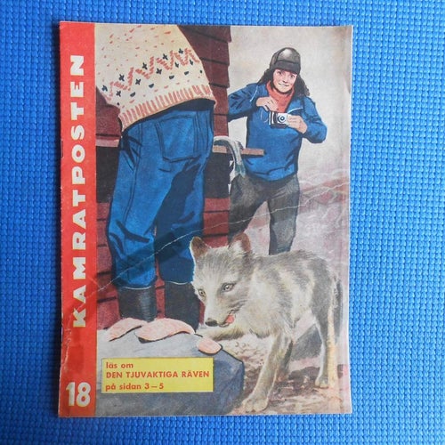 Kamratposten 18 1957 Britt Mårtensson Olle Mattson Asta Weby Noel Streatfeild