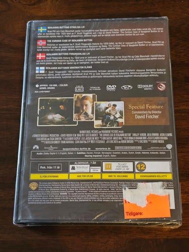 The Curious Case Of Benjamin Button - Brad Pitt DVD (SV text) INPLASTAD