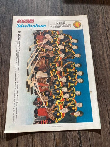Tidningen Rekord med Sportrevyn nr 52 1963